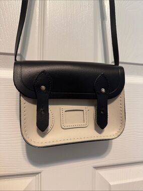 Cambridge Satchel Co. Mini Crodsbody Black/Ivory